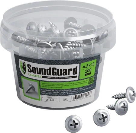 Саморезы SoundGuard 4,2х13, 200 шт