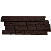 Фасадная панель Grand Line Сланец Стандарт, коричневый