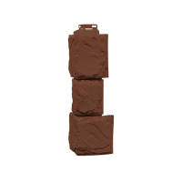 Наружный угол FINEBER Камень крупный, коричневый