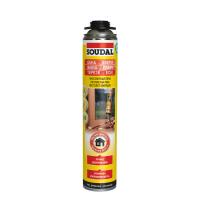 Пистолетная монтажная пена Soudal, желтая Пистолетная монтажная пена Soudal, желтая