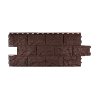 Фасадные панели FINEBER Доломит, темно-коричневый