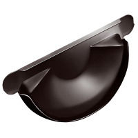 Заглушка желоба Grand Line, шоколадно-коричневый