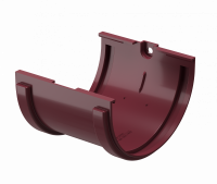 Соединитель желобов DOCKE STANDARD, красный