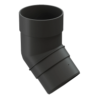 Колено 45 DOCKE PREMIUM, графит