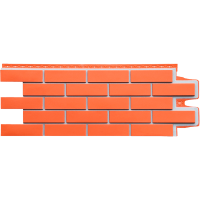 Фасадная панель Grand Line Клинкерный	кирпич Премиум, коралловый