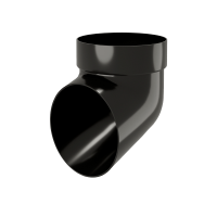 Колено сливное Grand Line Классика, черный