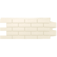 Фасадная панель Grand Line Клинкерный кирпич Стандарт, молочный