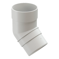 Колено 45 DOCKE PREMIUM, пломбир