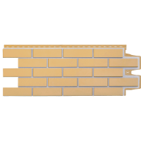 Фасадная панель Grand Line Клинкерный кирпич Премиум, горчичный