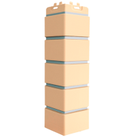 Угол наружный Grand Line Клинкерный кирпич Премиум, шампань