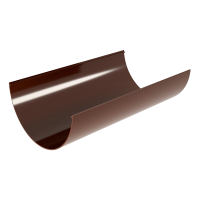 Труба водосточная 3м Grand Line Классика, коричневый