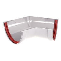 Угловой элемент 135 Grand Line Классика, белый