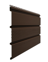 Софит DOCKE STANDARD центральная перфорация, каштан