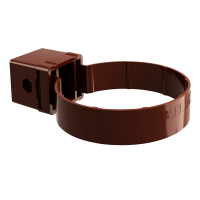 Хомут трубы Klicker Grand Line Premium, шоколадный