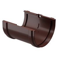 Соединитель желобов DOCKE LUX, шоколад