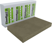 Плита звукопоглощающая SoundGuard ЭкоАкустик 80, 1250х600х50