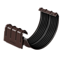 Соединитель желобов DOCKE STAL PREMIUM, шоколад Соединитель желобов DOCKE STAL PREMIUM, шоколад