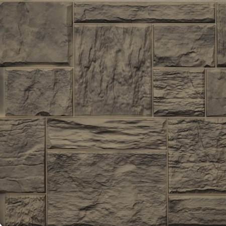 Фасадные панели FINEBER Туф, дымчатый