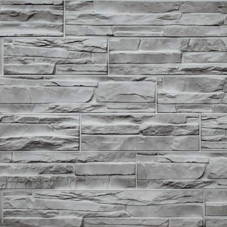 Фасадные панели FINEBER ДАЧНЫЙ Скол, светло-серый