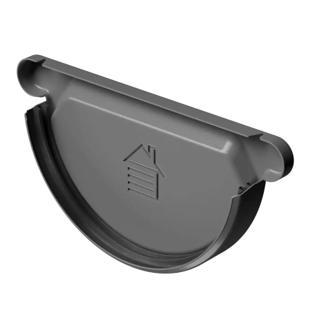 Заглушка желоба DOCKE STAL PREMIUM, графит