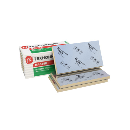 Плиты LOGICPIR Балкон 1185x585x40мм, с L-кромкой