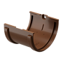 Соединитель желобов DOCKE STANDARD, светло-коричневый