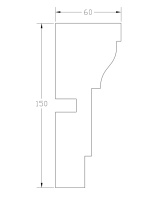 Наличник ForPRO Н-60x150