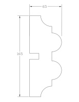 Молдинг ForPRO М-65x165(2)