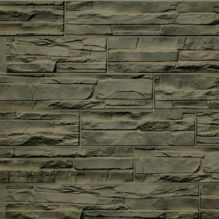 Фасадные панели FINEBER ДАЧНЫЙ Скол, дымчатый