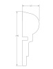 Молдинг ForPRO М-60x190