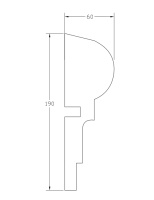 Молдинг ForPRO М-60x190