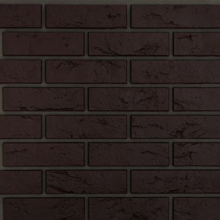 Фасадные панели FINEBER Кирпич баварский, темно-коричневый
