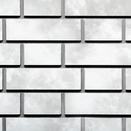 Фасадные панели FINEBER Кирпич клинкерный 3D, бело-коричневый