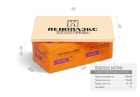 XPS Пеноплэкс Экстрим, 50 мм XPS Пеноплэкс Экстрим, 50 мм