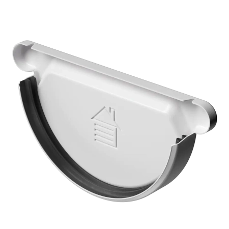 Заглушка желоба DOCKE STAL PREMIUM, пломбир