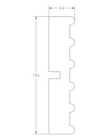 Наличник ForPRO Н-44x196