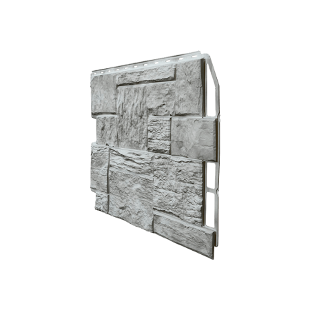 Фасадные панели FINEBER Туф, светло-серый