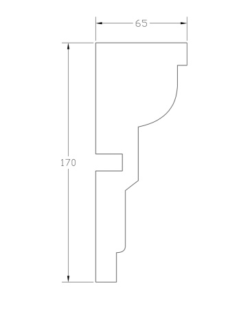 Наличник ForPRO Н-65x170