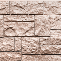 Фасадные панели FINEBER Камень дикий, песочный