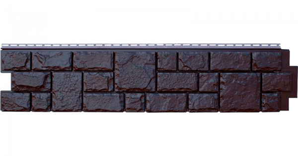 Фасадная панель Я-Фасад Екатерининский камень, уголь
