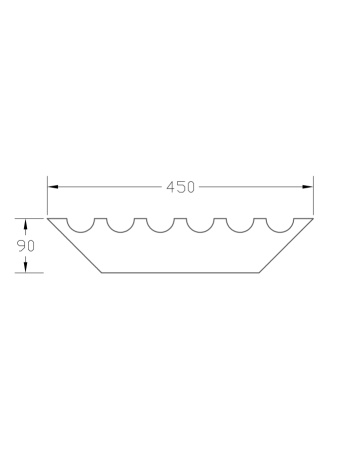 Ствол колонны ForPRO СК4-450x90