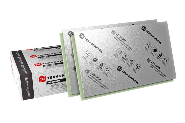 Плиты LOGICPIR Баня 1185x585x50мм, с L-кромкой   