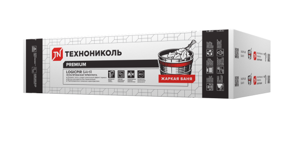 Плиты LOGICPIR Баня, 1200x600x20мм