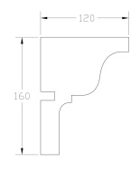 Карниз ForPRO К-120x160