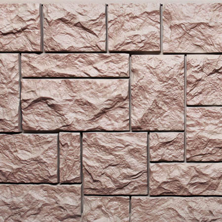 Фасадные панели FINEBER Камень дикий, терракотовый