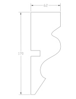Наличник ForPRO Н-62x170