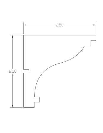 Карниз ForPRO К-250x250